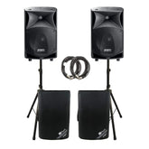 2x FBT JMAXX 114A 1800W Aktives 2-Wege-Lautsprecher-Soundsystem-PA-Paket